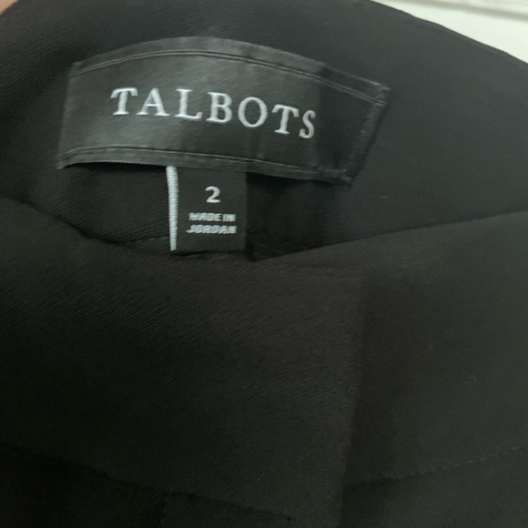 New without tags black pants size 2 by Talbots - Picture 4 of 5